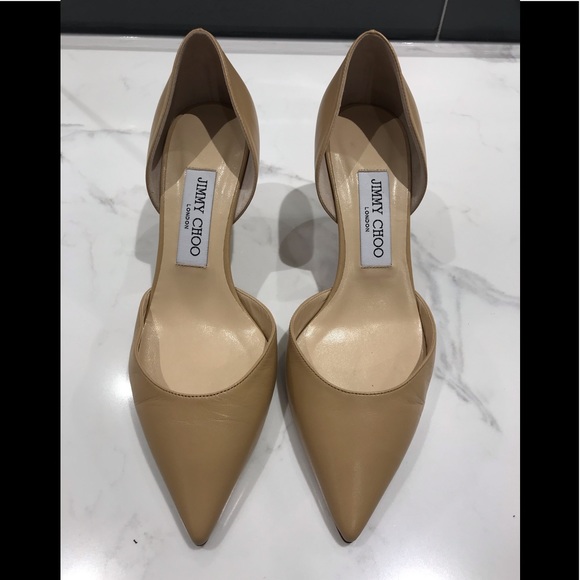 Jimmy Choo Shoes - Jimmy Choo Mariella Nude Pump
